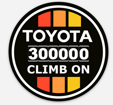 300K Mileage Badge of Honor - Sticker
