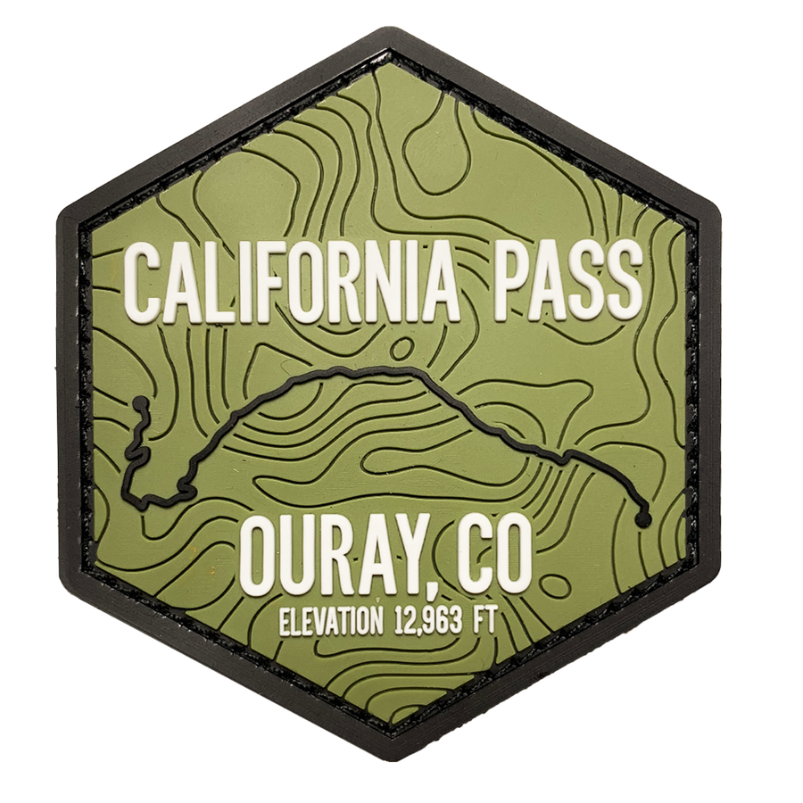 CALIFORNIA PASS - Trails of Ouray CO - PATCH