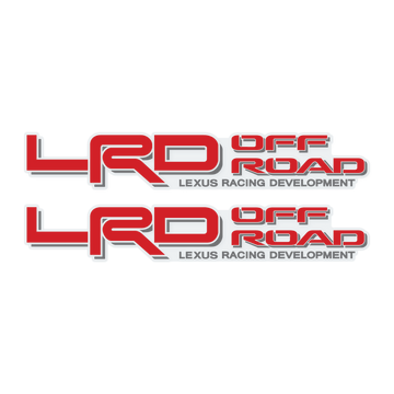 LRD Sticker - Red/Grey