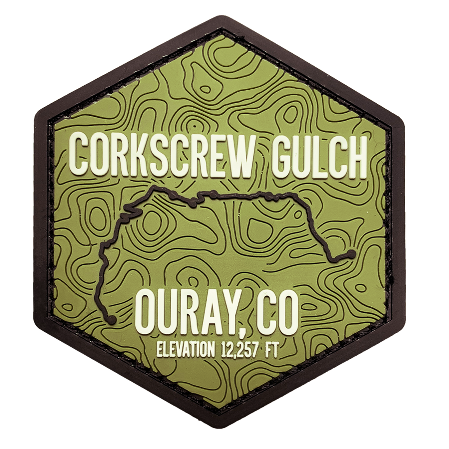 CORKSCREW GULCH - Trails of Ouray CO - PATCH