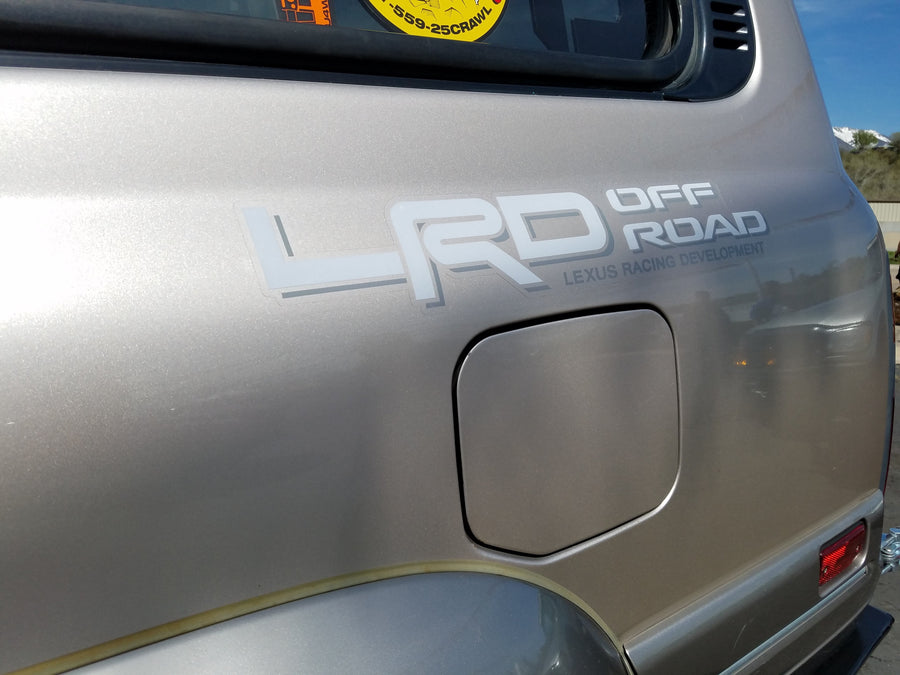 LRD Sticker - White/Grey