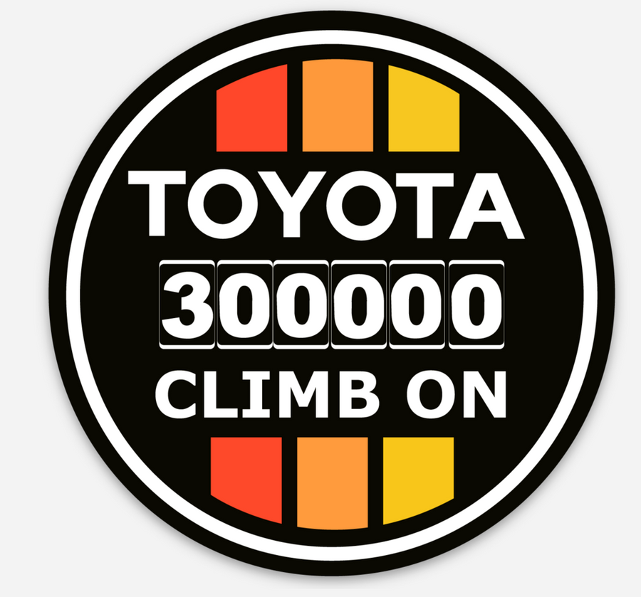 300K Mileage Badge of Honor - Sticker