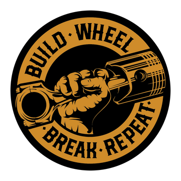 Build, Wheel, Break, Repeat (STICKER)