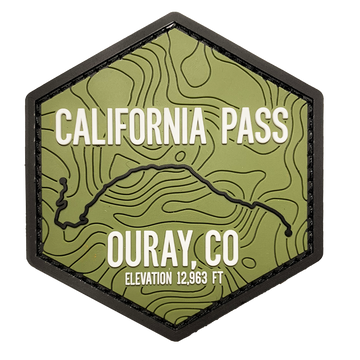 CALIFORNIA PASS - Trails of Ouray CO - PATCH