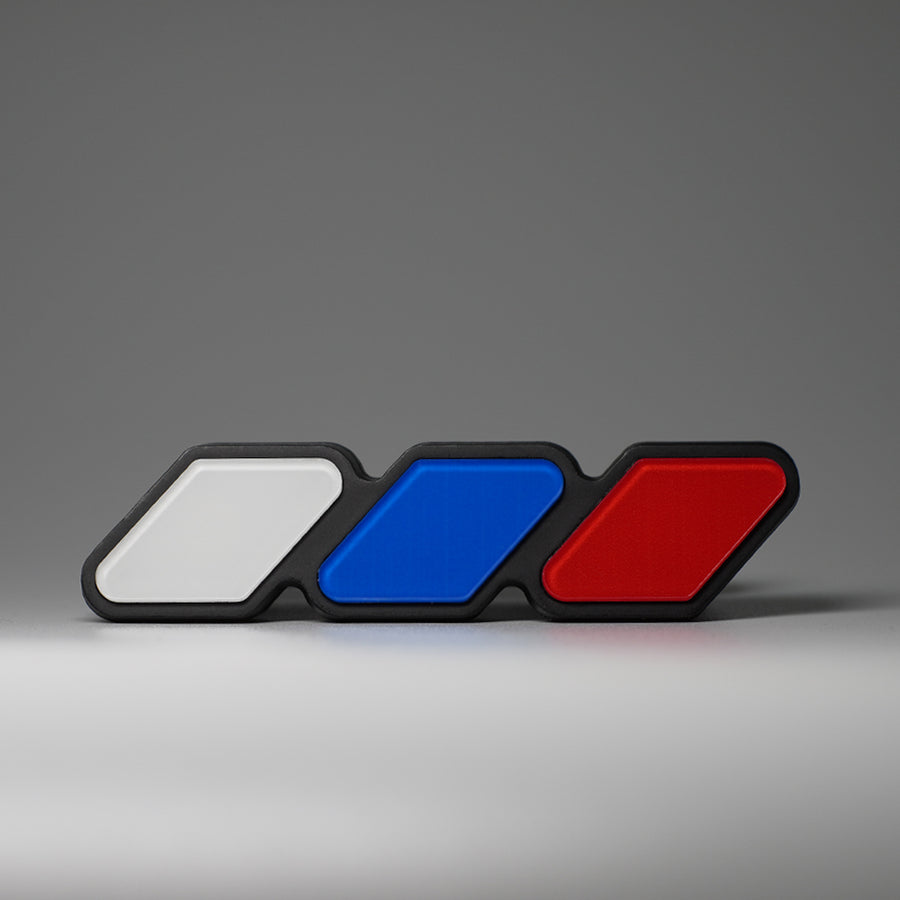 GRILLE BADGE - RED/WHITE/BLUE