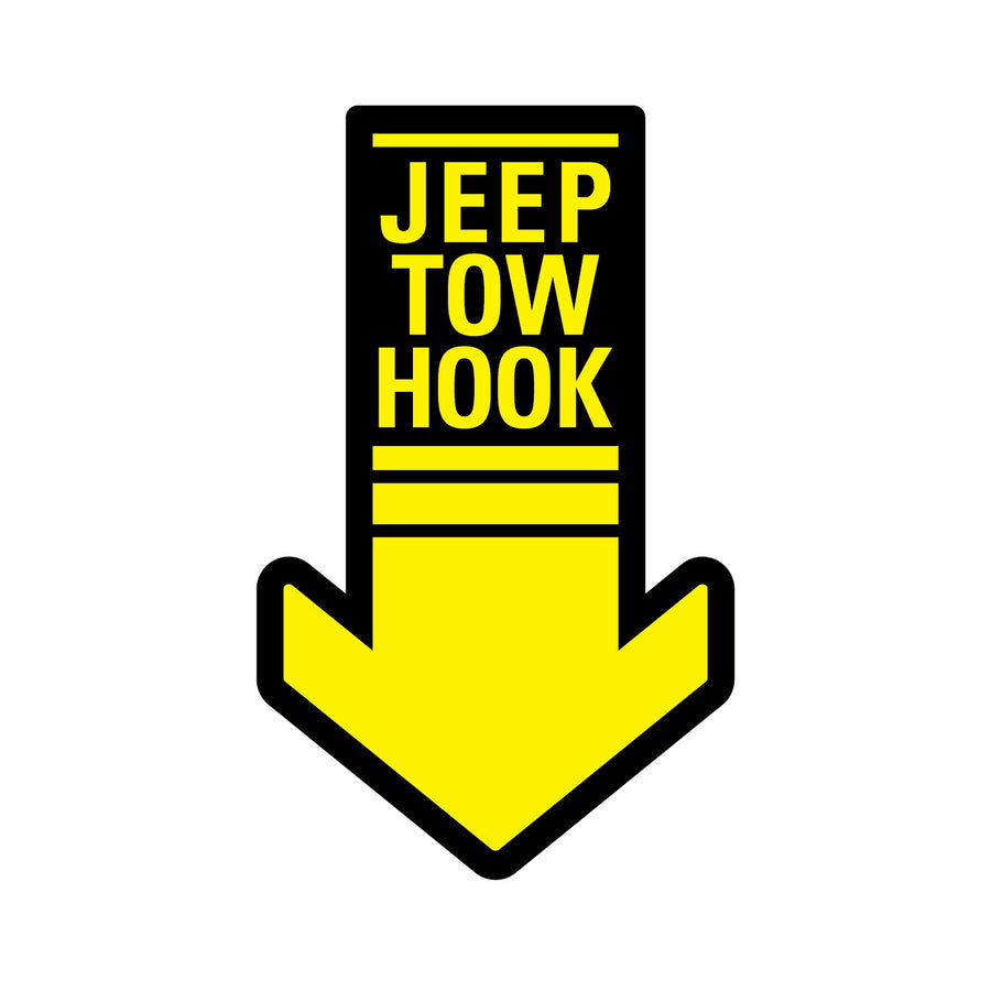 Jeep Tow Hook (STICKER)