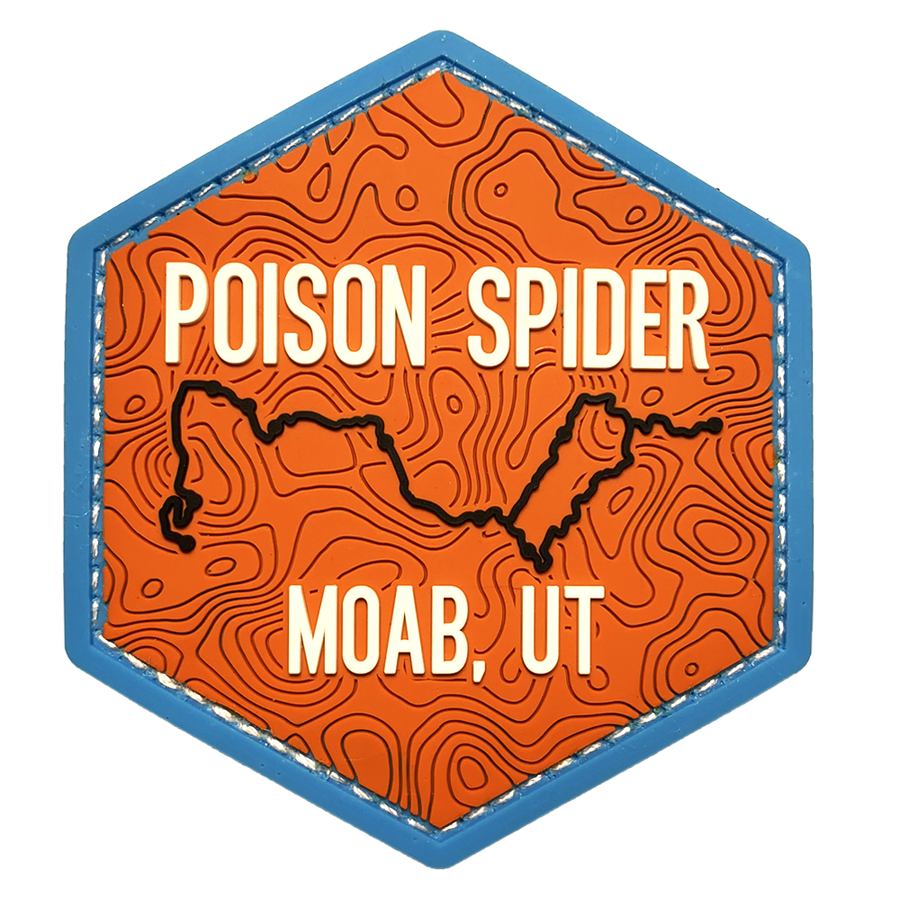 POISON SPIDER - Trails of Moab UT - PATCH